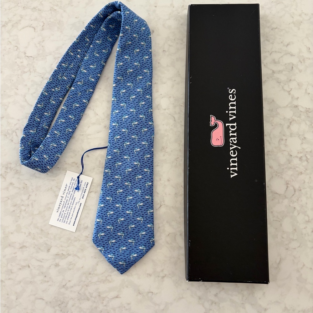 Vineyard Vines Blue Youth Tie